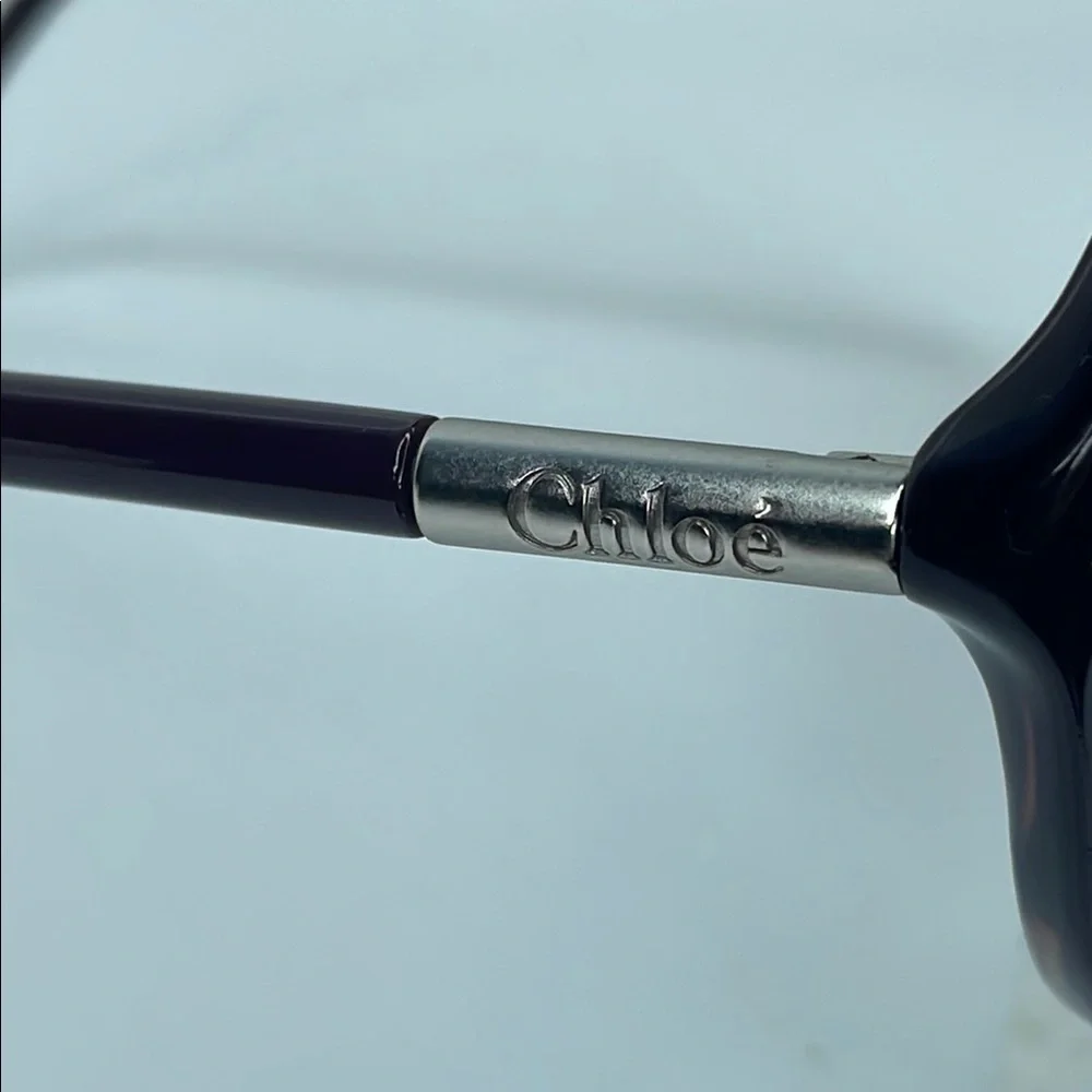 Chloe EUC Purple and Black Sunglasses Case Cleaning Cloth - Picture 3 of 7